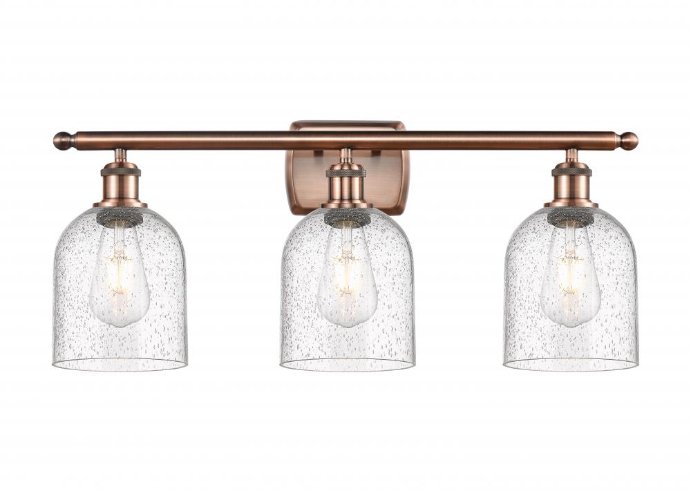 Bella - 3 Light - 26 inch - Antique Copper - Bath Vanity Light