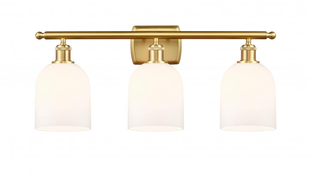 Bella - 3 Light - 26 inch - Satin Gold - Bath Vanity Light