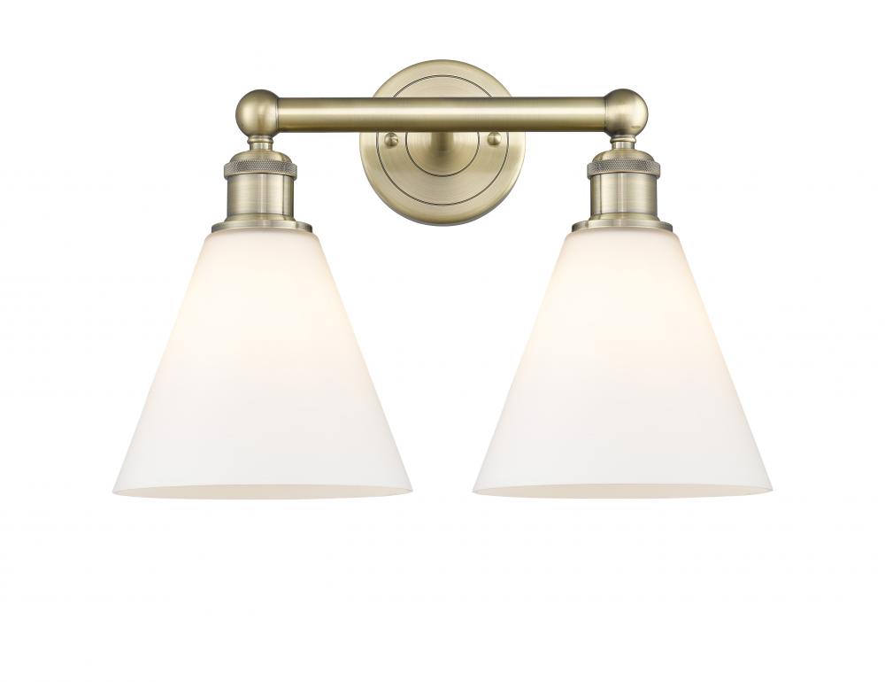 Berkshire - 2 Light - 17 inch - Antique Brass - Bath Vanity Light