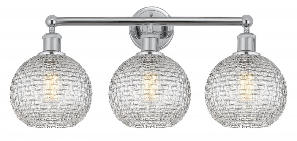 Athens - 3 Light - 26 inch - Polished Chrome - Bath Vanity Light