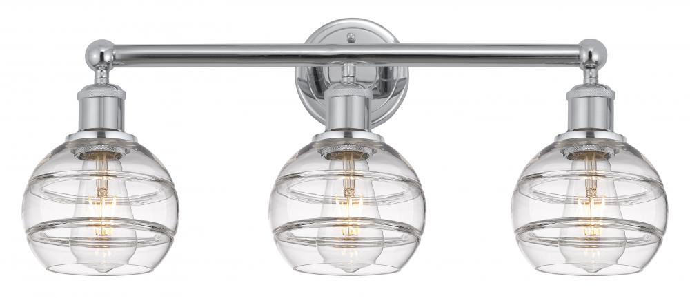 Rochester - 3 Light - 24 inch - Polished Chrome - Bath Vanity Light