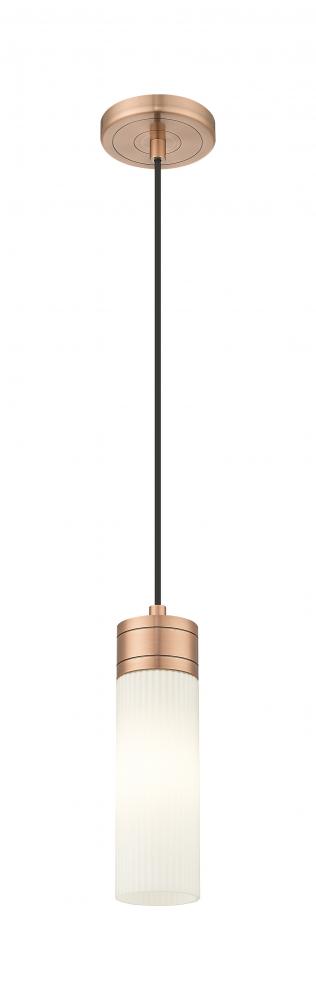 Boreas - 1 Light - 3 inch - Antique Copper - Cord Hung - Mini Pendant