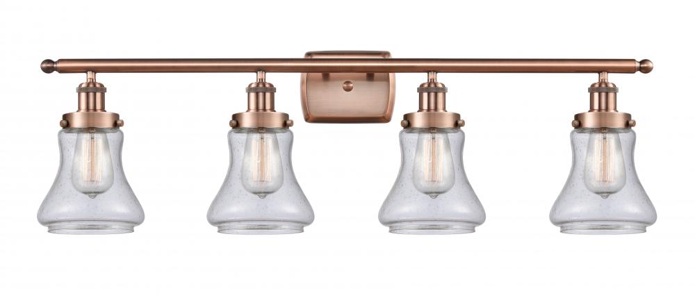 Bellmont - 4 Light - 36 inch - Antique Copper - Bath Vanity Light