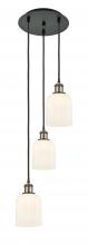 Innovations Lighting 113B-3P-BAB-G559-5GWH - Bridal Veil - 3 Light - 12 inch - Black Antique Brass - Cord Hung - Multi Pendant