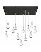 Innovations Lighting 154BK-451-1P-PN-G451-5CL-20 - Owego - 13 Light - 54 inch - Polished Nickel - Multi Pendant