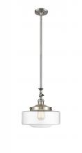 Innovations Lighting 206-SN-G692-12 - Bridgeton - 1 Light - 12 inch - Brushed Satin Nickel - Stem Hung - Mini Pendant