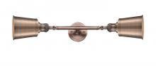 Innovations Lighting 208L-AC-M9-AC - Addison - 2 Light - 5 inch - Antique Copper - Bath Vanity Light