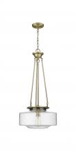 Innovations Lighting 221-1P-AB-G694-16 - Bridgeton - 1 Light - 16 inch - Antique Brass - Chain Hung - Pendant