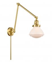 Innovations Lighting 238-SG-G321 - Olean - 1 Light - 9 inch - Satin Gold - Swing Arm