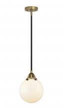 Innovations Lighting 288-1S-BAB-G201-8 - Beacon - 1 Light - 8 inch - Black Antique Brass - Cord hung - Mini Pendant