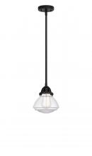 Innovations Lighting 288-1S-BK-G322 - Olean - 1 Light - 7 inch - Matte Black - Cord hung - Mini Pendant