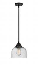 Innovations Lighting 288-1S-BK-G74 - Bell - 1 Light - 8 inch - Matte Black - Cord hung - Mini Pendant