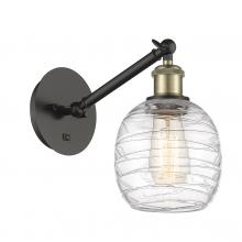 Innovations Lighting 317-1W-BAB-G1013 - Belfast - 1 Light - 6 inch - Black Antique Brass - Sconce