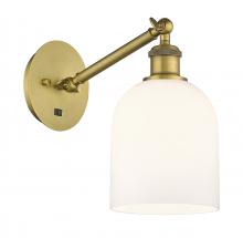 Innovations Lighting 317-1W-BB-G558-6GWH - Bella - 1 Light - 6 inch - Brushed Brass - Sconce