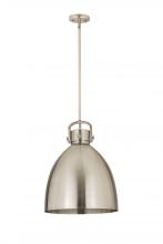 Innovations Lighting 410-1SL-SN-M412-16SN - Newton Bell - 1 Light - 16 inch - Satin Nickel - Pendant