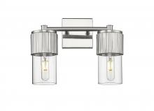 Innovations Lighting 428-2W-SN-G428-7CL - Bolivar - 2 Light - 14 inch - Satin Nickel - Bath Vanity Light