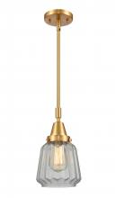 Innovations Lighting 447-1S-SG-G142 - Chatham - 1 Light - 7 inch - Satin Gold - Mini Pendant