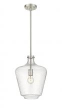 Innovations Lighting 493-1S-SN-G504-12 - Norwalk - 1 Light - 12 inch - Brushed Satin Nickel - Stem hung - Mini Pendant