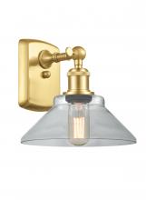 Innovations Lighting 516-1W-SG-G132 - Orwell - 1 Light - 8 inch - Satin Gold - Sconce