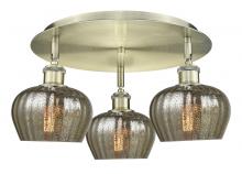 Innovations Lighting 516-3C-AB-G96 - Fenton - 3 Light - 18 inch - Antique Brass - Flush Mount