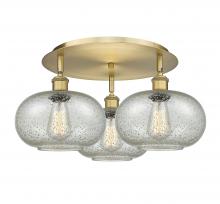 Innovations Lighting 516-3C-BB-G249 - Gorham - 3 Light - 21 inch - Brushed Brass - Flush Mount