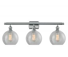 Innovations Lighting 516-3W-PC-G125 - Athens - 3 Light - 28 inch - Polished Chrome - Bath Vanity Light