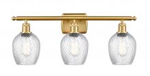 Innovations Lighting 516-3W-SG-G292 - Salina - 3 Light - 26 inch - Satin Gold - Bath Vanity Light