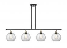 Innovations Lighting 516-4I-BAB-G122-8 - Athens - 4 Light - 48 inch - Black Antique Brass - Cord hung - Island Light