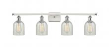 Innovations Lighting 516-4W-WPC-G2511 - Caledonia - 4 Light - 35 inch - White Polished Chrome - Bath Vanity Light