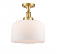 Innovations Lighting 517-1CH-SG-G71-L - Bell - 1 Light - 12 inch - Satin Gold - Semi-Flush Mount