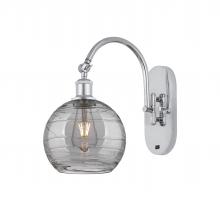 Innovations Lighting 518-1W-PC-G1213-8SM - Athens Deco Swirl - 1 Light - 8 inch - Polished Chrome - Sconce