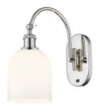 Innovations Lighting 518-1W-PN-G558-6GWH - Bella - 1 Light - 6 inch - Polished Nickel - Sconce