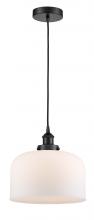 Innovations Lighting 616-1PH-BK-G71-L - Bell - 1 Light - 12 inch - Matte Black - Cord hung - Mini Pendant