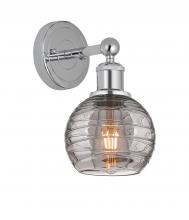 Innovations Lighting 616-1W-PC-G1213-6SM - Athens Deco Swirl - 1 Light - 6 inch - Polished Chrome - Sconce