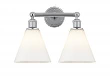 Innovations Lighting 616-2W-PC-GBC-81 - Berkshire - 2 Light - 17 inch - Polished Chrome - Bath Vanity Light