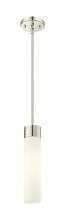 Innovations Lighting 617-1S-PN-G617-11SWH - Boreas - 1 Light - 3 inch - Polished Nickel - Stem Hung - Mini Pendant