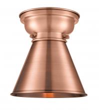 Innovations Lighting 623-1F-AC-M13-AC - Appalachian - 1 Light - 8 inch - Antique Copper - Flush Mount