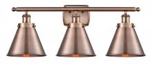 Innovations Lighting 916-3W-AC-M13-AC - Appalachian - 3 Light - 26 inch - Antique Copper - Bath Vanity Light