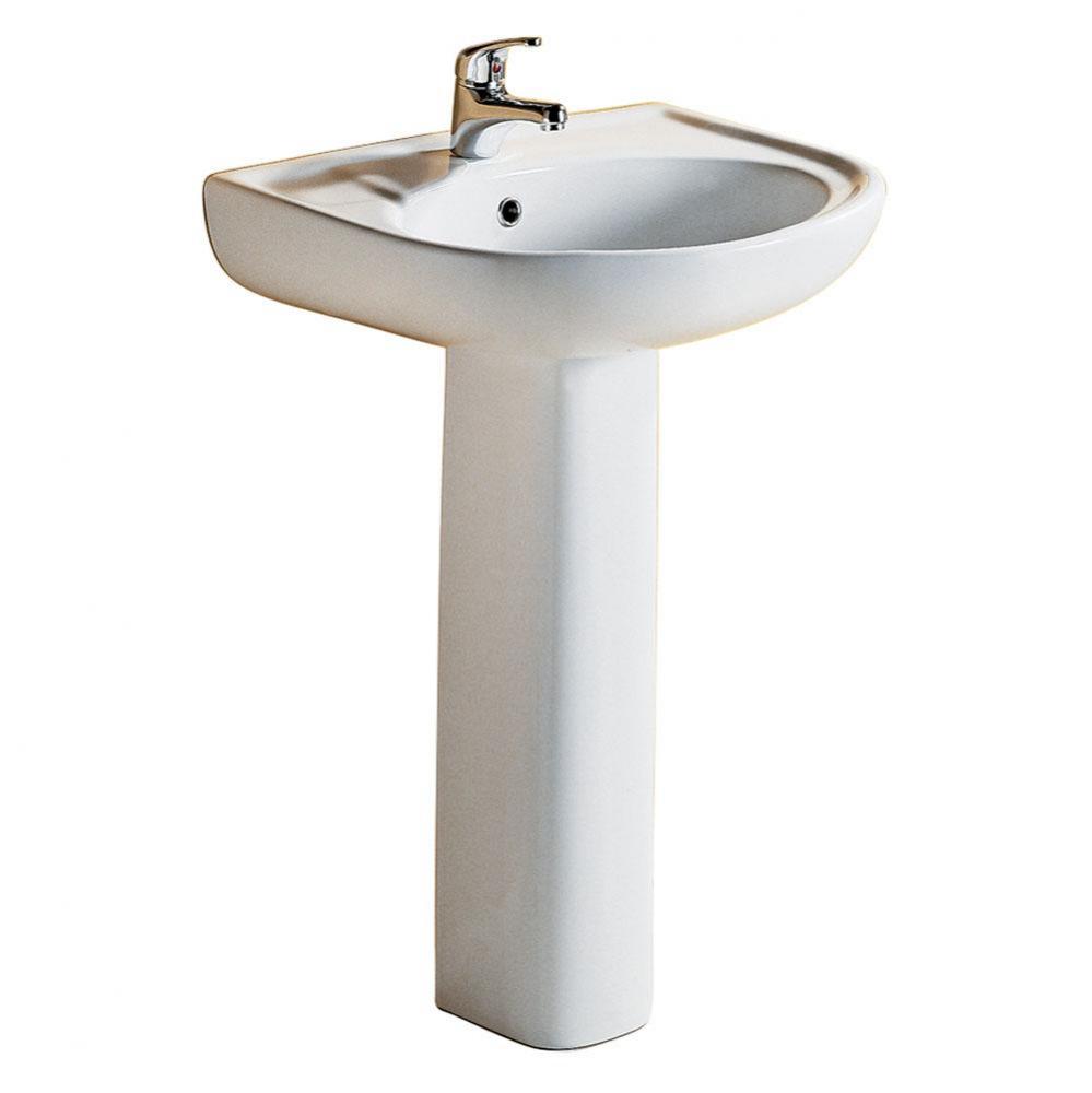 Cynthia 520 Pedestal Lavatory8&apos;&apos; cc, White