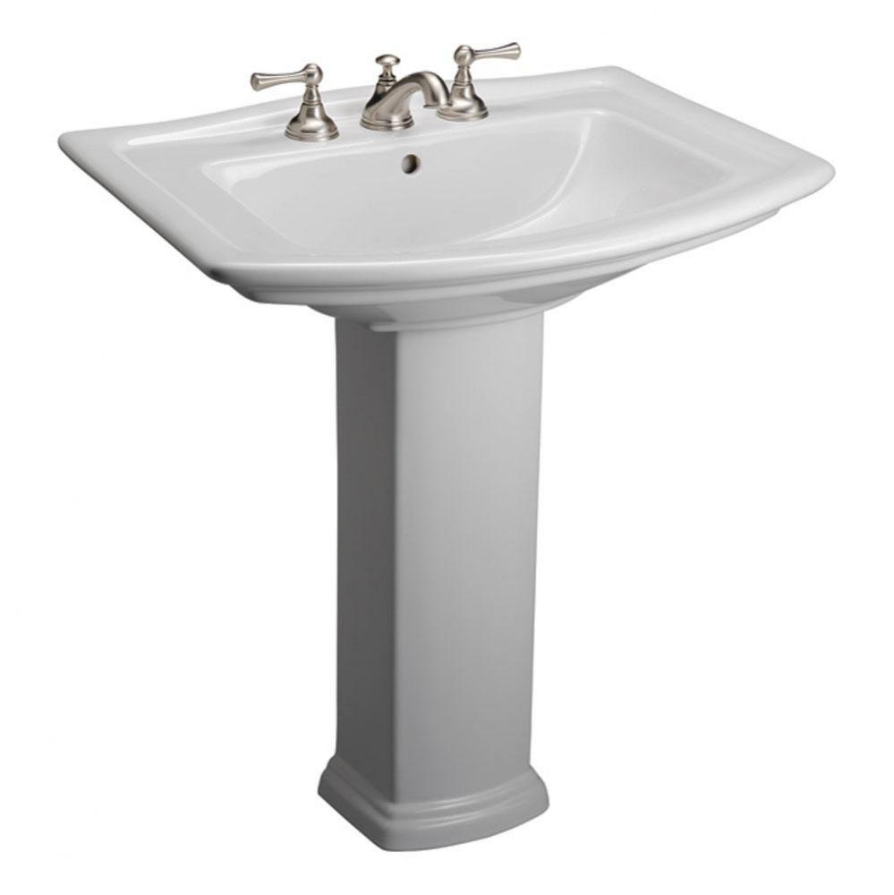 Washington 765 Pedestal Lavatory, 4&apos;&apos;cc, &#xa0;White