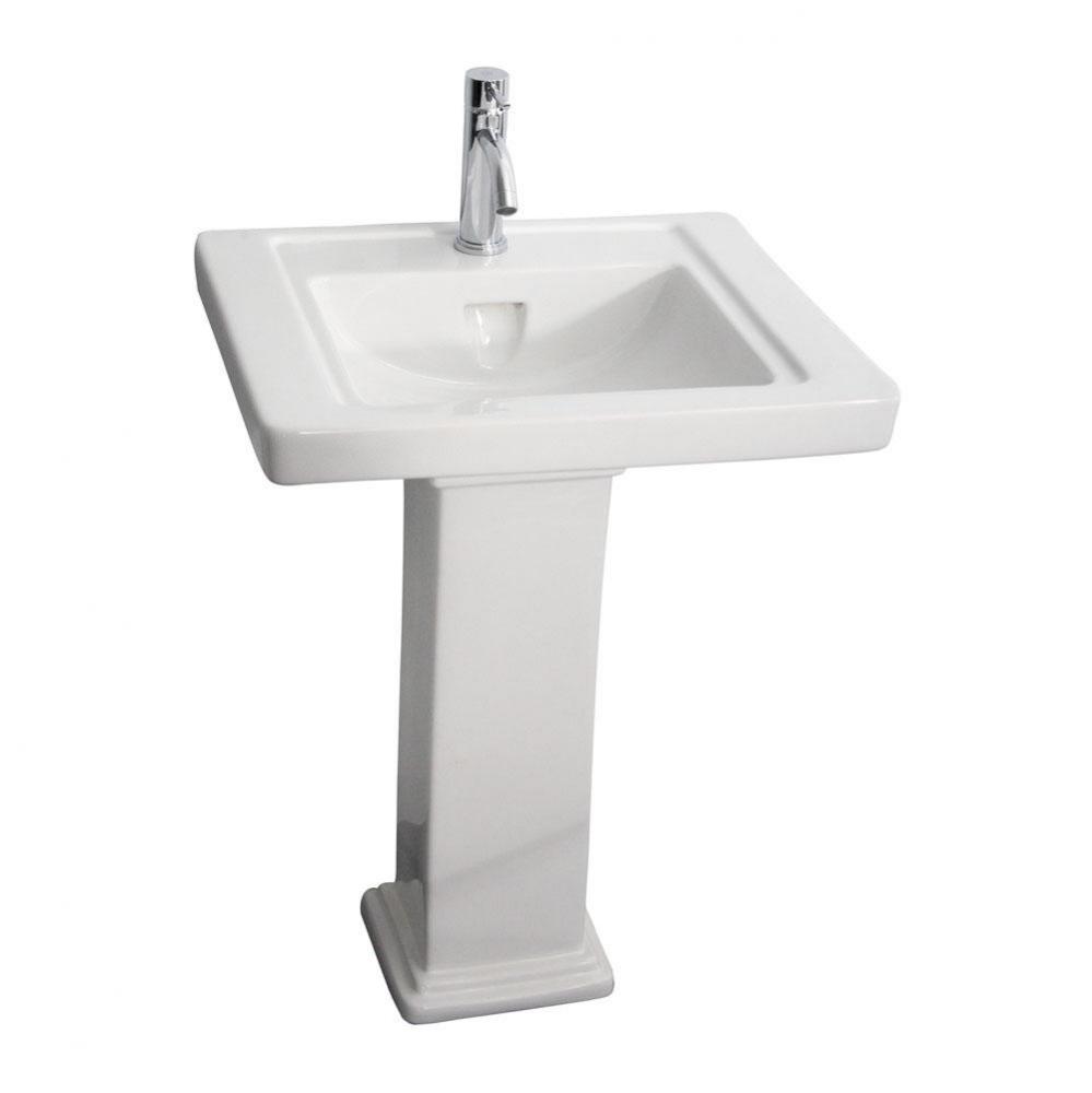 Empire 600 Basin, 8&apos;&apos;Cc, White