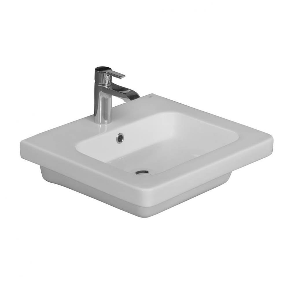 Resort 500 Wall-Hung Basin,White-1 hole