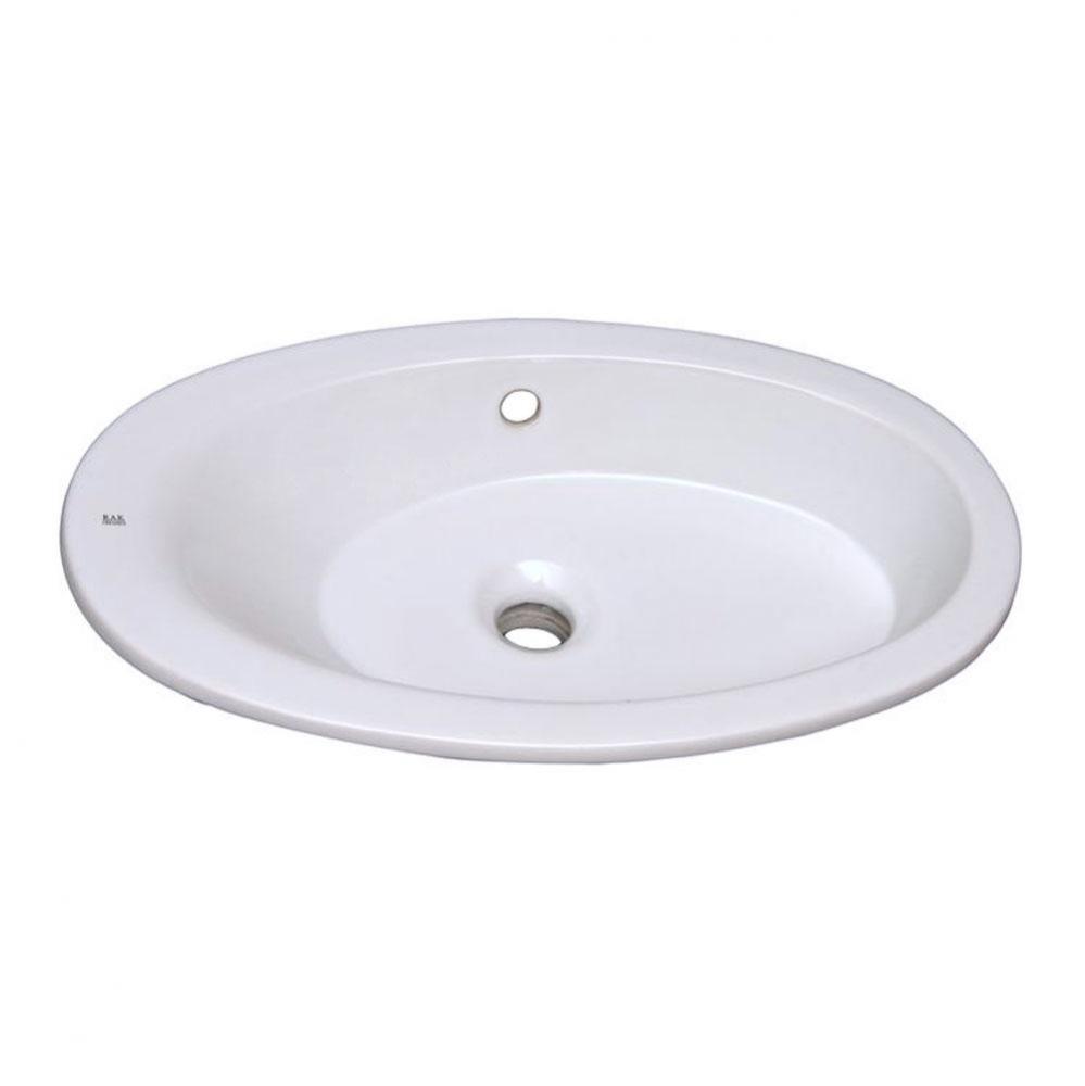 Infinity Drop-In Basin, 22&apos;&apos; White