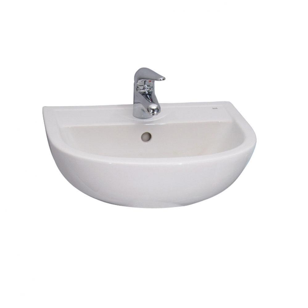 Compact 545 Wall Hung Basin 4&apos;&apos; cc - White