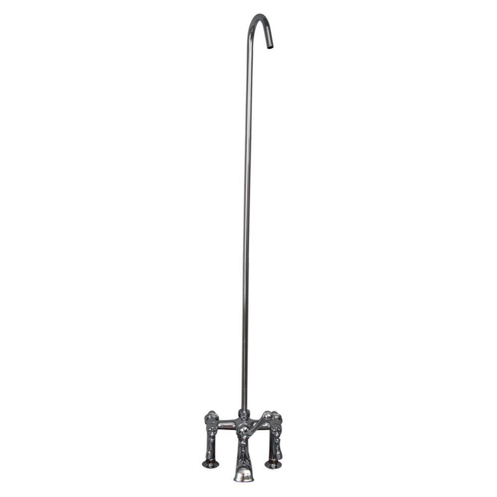 Elephant Spout, 6&apos;&apos; Mounts, 62&apos;&apos;  Riser, Metal Lvr Hdle, CP