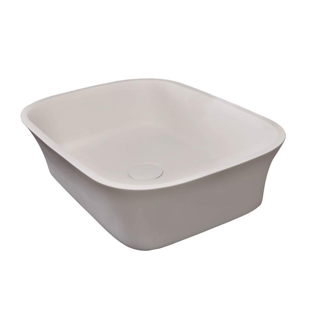 Jeri 22&apos;&apos; Rectangular Above Counter Basin,  White Matte
