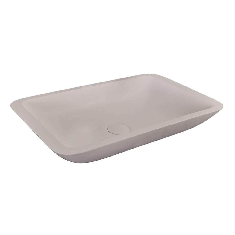 Mariano Rectangular ResinVessel White Matte