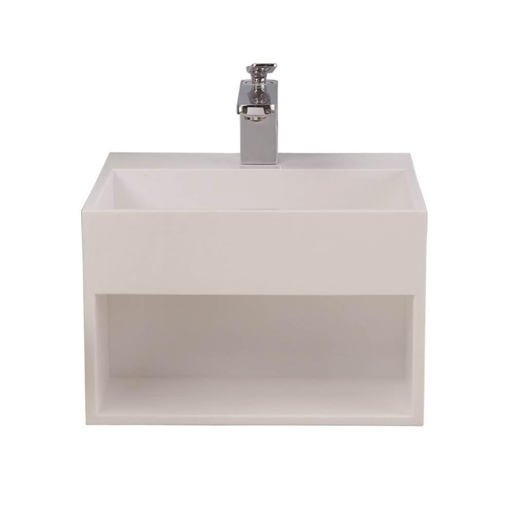 Simon BARstone Wall Hung, White Matt