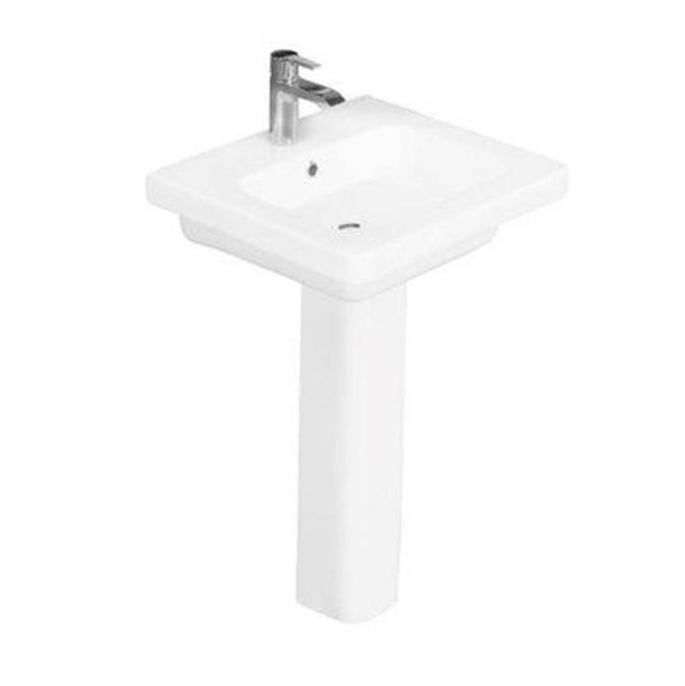 Resort 650 Pedestal Lavatory,White-4&apos;&apos; Center Set