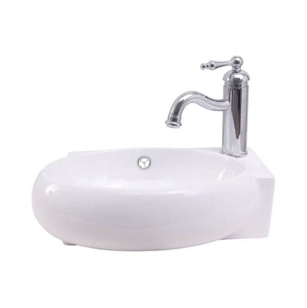 Molly 16&apos;&apos;  Wall Hung Basin White